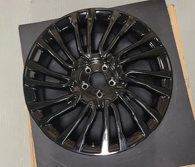 Lincoln Corsair 2020 2021 2022 10251 10423 OEM wheel rim 20 x 8 Gloss Black - Image 1 of 3