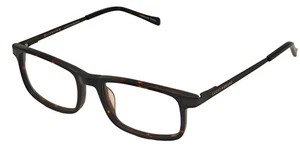 Lucky Big Kids Ophthalmic Tortoise Soft Rectangle Plastic Frame D805 45mm - Picture 1 of 13