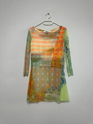 Top de malla Save The Queen multicolor manga larga para mujer talla M  Foto 1 de 4