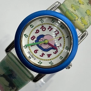 Vintage Dingbats Watch Farm Animals 3D Hologram Band Green NEW BATTERY 6.75" - Picture 1 of 10