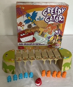 Spaßiges Kinderspiel "Greedy Gator", Mattel, 2012 - Bild 1 von 19