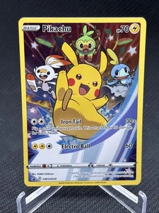 Pokemon TCG 2020 Pikachu SWSH020 Black Star Promo Casi Nuevo - Imagen 1 de 6