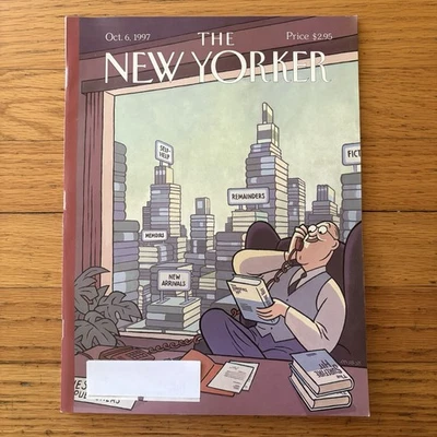 New Yorker Magazine October 6 1997 Kurt Vonnegut Walt Whitman Ronald Reagan - Imagem 1 de 3