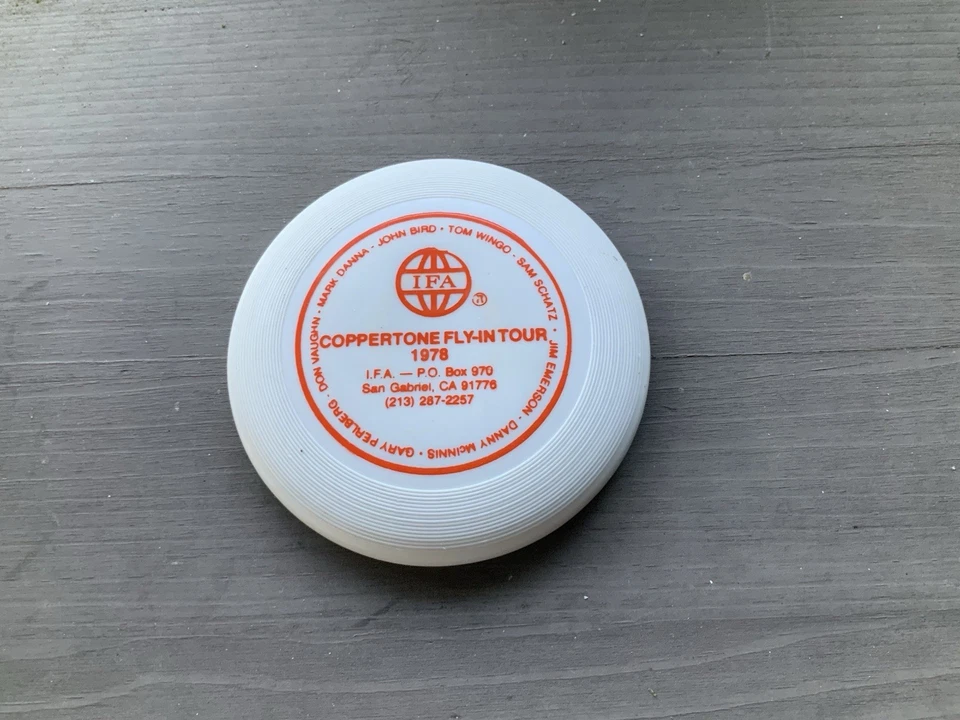 wham-o frisbee mini coppertone Fly-in tour - Image 1 of 1