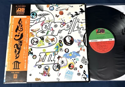 🔥 LED ZEPPELIN "III" JAPAN Obi 1976 Pioneer Audiophile Vinyl Press w/Poster NM - Image 1 of 4