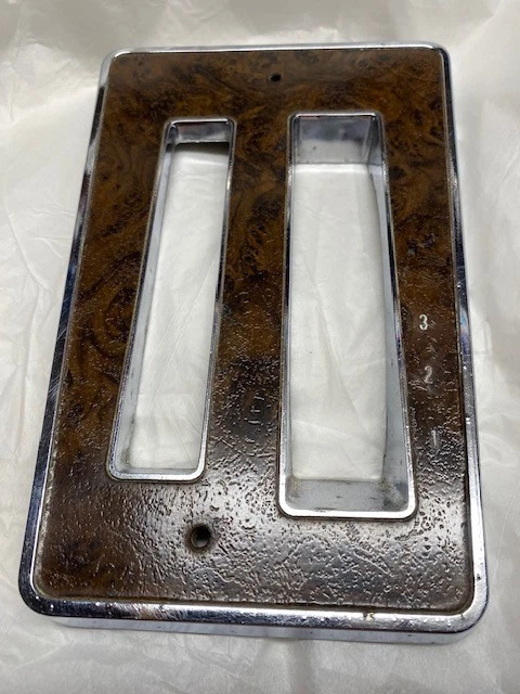 Pontiac Firebird 69 palanca de cambios 3 velocidades cubierta de placa automática 1969 Foto 1 de 4