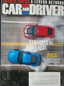 Car and Driver July 2019: Toyota Supra, Mustang, Peugeot and more feat inside - Picture 1 of 11