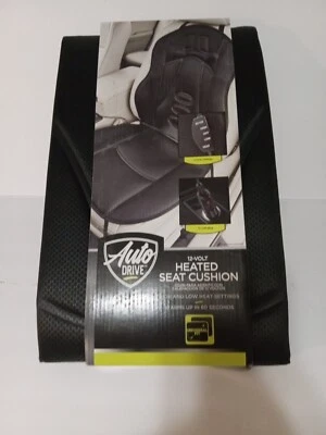 COJÍN ASIENTO COCHE CALEFACTABLE 12V por AUTO-DRIVE Ajuste Calor Ajustable Foto 1 de 4
