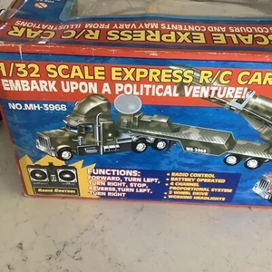 Mh-Toys 1/32 RC Radio Control Trailer SUPPER EXPRESS With Working Headlights - Picture 1 of 11