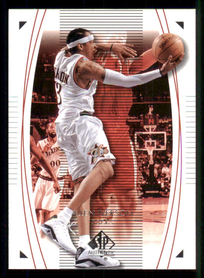 2003-04 SP Authentic #64 Allen Iverson - Image 1 of 2
