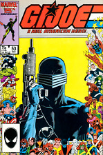 G.I. Joe #53 Marvel Comics VF 1986 Snake Eyes