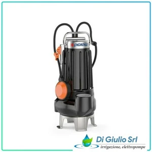 ELETTROPOMPA SOMMERGIBILE VXCm 15/45 VORTEX V220 HP1.5 PER ACQUE LURIDE - Foto 1 di 1