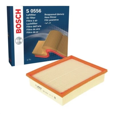 BOSCH Air Filter F026400556 6C0129620A S0556 Fits Audi Skoda VW BMW Best Quality - Image 1 of 2
