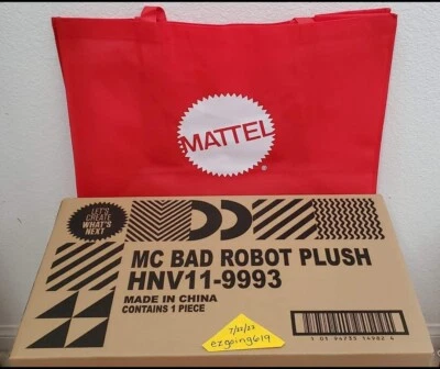 SDCC 2022 Exclusive Mattel Creation Bad Robot  Plush (In hand/MIB) - Image 1 of 2