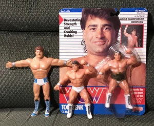 Lotto Vintage 1990 WCW Galoob-JusToys TOM ZENK "Z-MAN" MOC e sfusi! - Foto 1 di 9