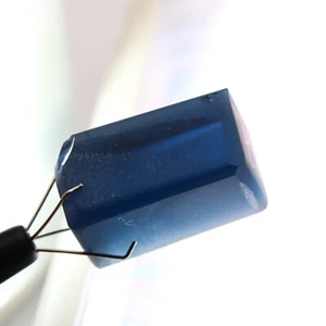 Raw London Blue Nano crystal heat resistant lab Topaz Light artificial gems - Picture 1 of 7