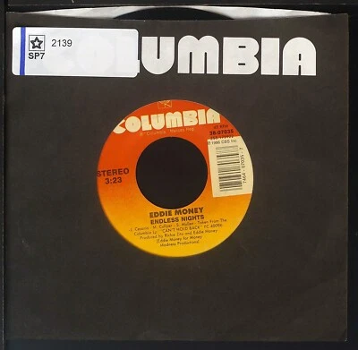 Eddie Money - Bring On The Rain - 7" single 45rpm record - Image 1 of 3