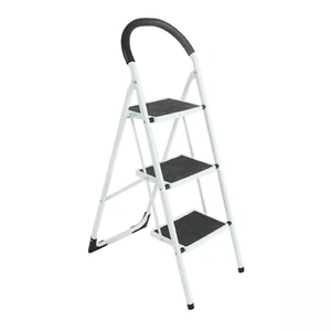Scala Scaletta Pieghevole 3 Gradini Antiscivolo Sgabello Scaletto KUMTEL 150kg - Imagen 1 de 3