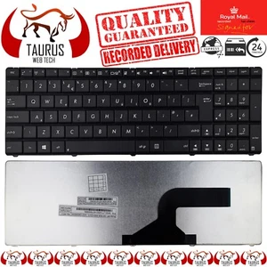 New ASUS UL50 UL50A UL50V UL50VT X53E X54C X54H X54HY UK Black Keyboard FREE P&P - Picture 1 of 4