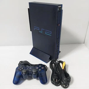 PlayStation2 PS2 Midnight Blue Japanese Console SCPH-50000 NTSC-J Import Japan - Picture 1 of 18