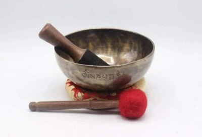 AMILUV COLLECTIONS Full Moon Singing Bowl Tibetan Spiritual Himalayan Healing yoga Singing Bowls