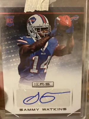 Sammy WATKINS Rookie RC 2014 Rookies & Stars Longevity Auto  KC CHIEFS - Image 1 of 2