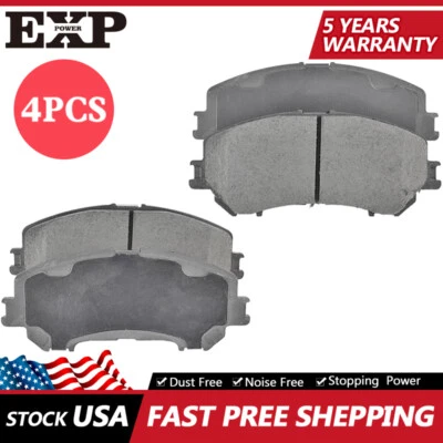 前陶瓷刹车片适用于 2014 - 2020 年日产 Rogue,2017 - 2021 年日产 Rogue Sport — 第 1/4 张图片