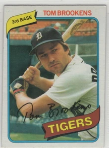 Juego de equipo de béisbol Topps 1980 de los Tigres de Detroit - Imagen 1 de 1