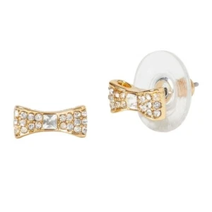 Pendientes Kate Spade Arco Oro Tachón Listo Set Pavimento Joyería Bolsa de Regalo - Imagen 1 de 7