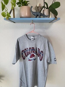 Vintage Starter Colorado Avalanche NHL t-shirt Size/ XL - Picture 1 of 4