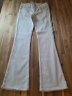 NWT American Eagle Low Rise Next Level Stretch White Kick Boot Jeans Size 4