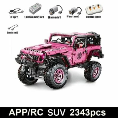 RC Technical Car Mobile SUV Off Road Buggy Truck Building Blocks Bricks Toy Gift - Image 1 of 4