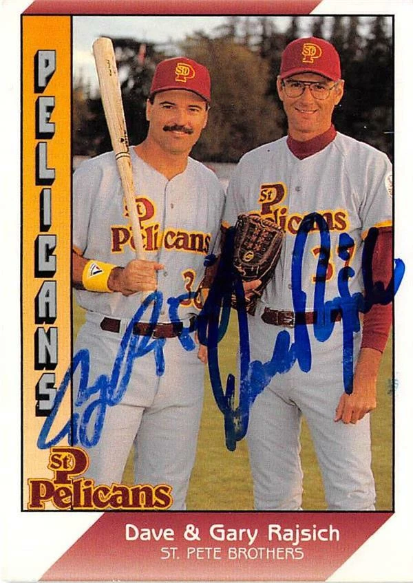 Dave Gary Rajsich autographed baseball card 1991 Pacific Senior League #160 - Image 1 of 1