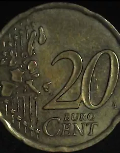 2002 20 Euro Cents Rear France - Picture 1 of 2