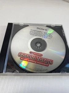 ScreenBlast Sound Forge Software de edición de audio Disco CD SOLO 2003 sin número de serie - Imagen 1 de 4