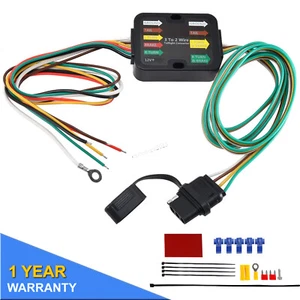 Trailer Light Wiring Harness 3-to-2-Wire Converter for BMW Audi VW Factory Tow - Picture 1 of 8