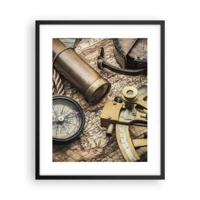 Poster poster 40x50cm paintings image photo compass card wall art - Image 1 of 4