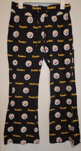 Pittsburgh Steelers NFL Team Apparel Women's Size Medium Pajamas Sleepwear Cover