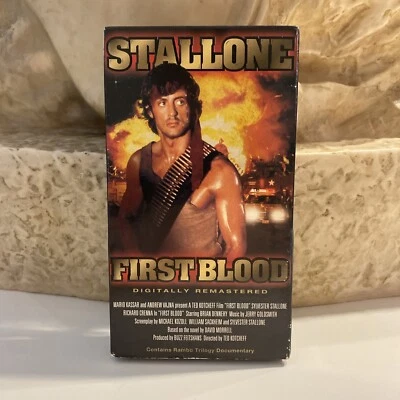 Rambo First Blood (VHS, 1998) - Free Shipping - Image 1 of 2