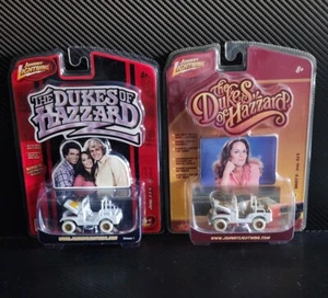 Johnny Lightning Dukes Of Hazzard Daisy's CJ-5 Jeep White Lightning Release 1 & - Picture 1 of 13