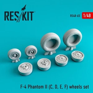 ResKit RS48-0065 Escala Modelo Kit 1:48 F-4 (C,D,E,F) Juego Ruedas "Phantom II" - Imagen 1 de 12