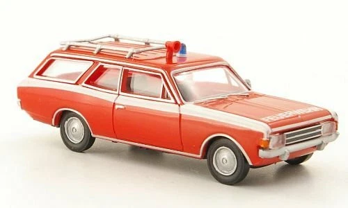Brekina 1/87 Opel Rekord Caravan station vagon vigili del fuoco  art. 20554 - Immagine 1 di 1