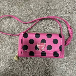 Betsey Johnson strap purse wallet - Picture 1 of 10