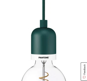 PANTONE Deneb Drop Cap Pendant Forest Biome - Picture 1 of 4