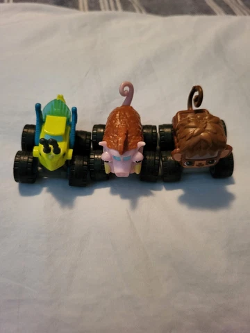 Blaze and the Monster Machines Mini Truck Lot of 3 Slop Pig, Zeg, and Monkey Cover