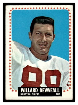 1964 Topps Football #72 Willard Dewveall      123E - Image 1 of 2