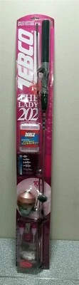 New Zebco The Lady 202 Fishing Pole & Tackle - Image 1 of 4
