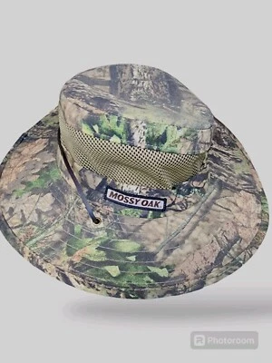Sombrero para el sol con cubo de camuflaje de roble musgo S/M al aire libre caza pesca ala ancha  Foto 1 de 4