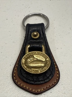 LLAVERO PATO LATÓN CUERO TODO CLIMA DOONEY & BOURKE VINTAGE  Foto 1 de 4