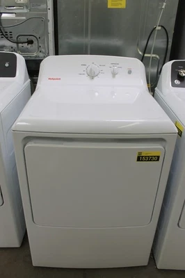 Hotpoint HTX26GASWWW 27" White 6.2 Cu. Ft. Front Load Electric Dryer NOB #153730 - Image 1 of 4